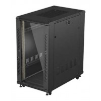 Lanberg FF01-6022-12B armario rack 22U Rack o bastidor independiente Negro