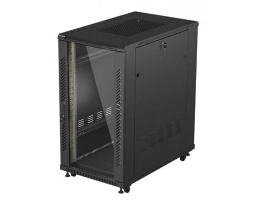 Lanberg FF01-6022-12B armario rack 22U Rack o bastidor independiente Negro