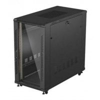 Lanberg FF01-6222-12B armario rack 22U Rack o bastidor independiente Negro