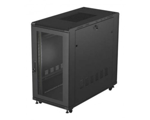 Lanberg FF01-6222-23B armario rack 22U Rack o bastidor independiente Negro