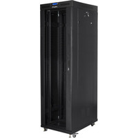 Lanberg FF01-8842-12BL armario rack 42U Rack o bastidor independiente Negro