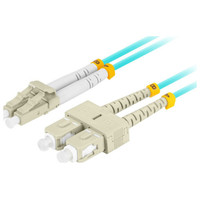 Lanberg FO-LUSU-MD31-0020-TQ Cable de fibra óptica e InfiniBand 2 m 2x LC 2x SC LC/SC Color aguamarina Lanberg FO-LUSU-MD31-0020-TQ Cable de fibra óptica e InfiniBand 2 m 2x LC 2x SC LC/SC Color aguamarina