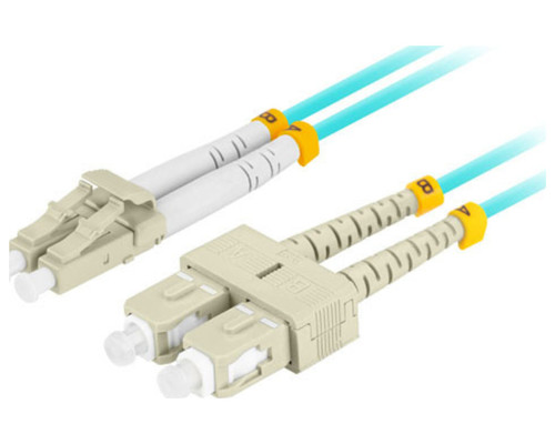 Lanberg FO-LUSU-MD31-0020-TQ Cable de fibra &Atilde;&sup3;ptica e InfiniBand 2 m 2x LC 2x SC LC/SC Color aguamarina