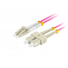 Lanberg FO-LUSU-MD41-0010-VT Cable de fibra Ã³ptica e InfiniBand 1 m LC SC LC/SC Violeta