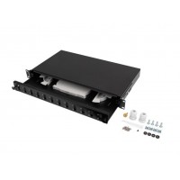 Lanberg FOP1-12SD-LQB panel de parcheo 1U