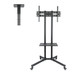 SOPORTE DE SUELO CON RUEDAS TOOQ FS1470M-B