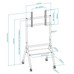 SOPORTE DE SUELO CON RUEDAS TOOQ FS20206M-B PANTALLAS