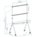 SOPORTE DE SUELO CON RUEDAS TOOQ FS20207M-W