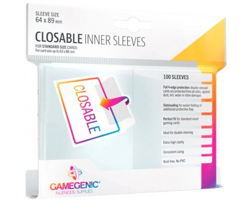 Fundas transparentes cartas gamegenic (100)