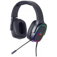Gembird GHS-SANPO-S300 auricular y casco Auriculares AlÃ¡mbrico Diadema Juego USB tipo A Negro