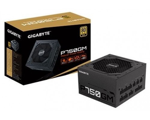 GIGABYTE P750GM unidad de fuente de alimentaciÃ³n 750 W 20+4 pin ATX ATX Negro