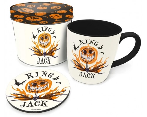 Set taza posavasos + lata pyramid
