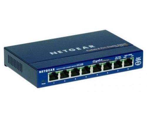 Netgear LAN Cableada GS108GE