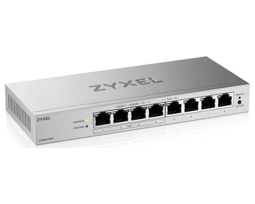 ZyXEL GS1200-8HPv3 Switch 8xGb (4xPoE+) 68W ZyXEL GS1200-8HPv3 Switch 8xGb (4xPoE+) 68W