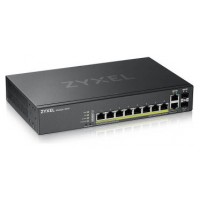 Zyxel GS2220-10HP-EU0101F switch Gestionado L2 Gigabit Ethernet (10/100/1000) EnergÃ­a sobre Ethernet (PoE) Negro