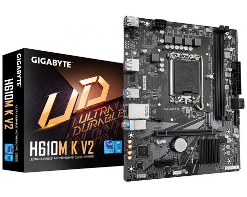 GIGABYTE H610M K V2 placa base Intel H610 LGA 1700 micro ATX