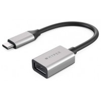 HYPER HD425D-GL cable USB 0,0176 m USB 3.2 Gen 2 (3.1 Gen 2) USB C USB A Negro, Plata