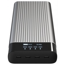 HYPER HJ245B baterÃ­a externa 27000 mAh Plata