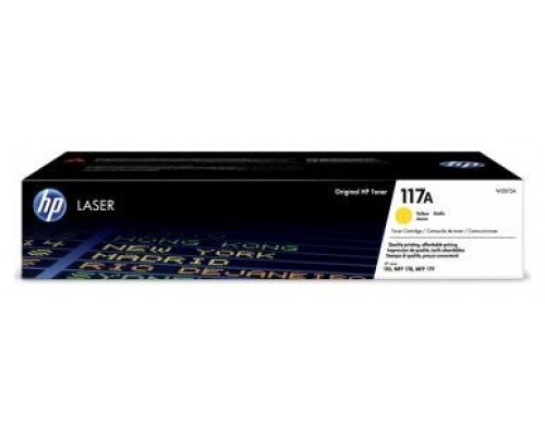 TONER HP W2072A Nº117A AMARILLO