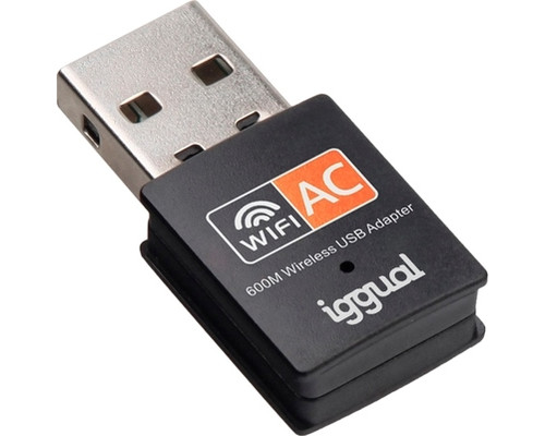 iggual Adaptador USB Wifi 600 Mbps dual 2.4G/5G