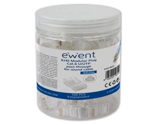 Conector rj45 ewent easyconnect im1206 cat.6