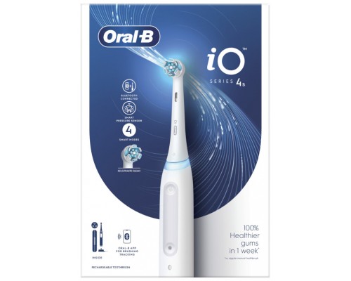 Oral-B iO 4S Adulto Cepillo dental vibratorio Blanco