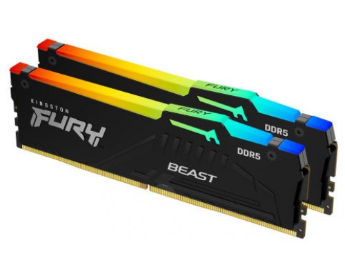 Kingston Technology FURY Beast RGB mÃ³dulo de memoria 2 x 32 GB 3000 MHz