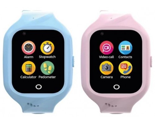 Celly Smartwatch Kids 4G 2 Correas Azul y Rosa