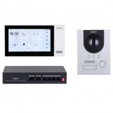 Dahua Technology KTP01L-F sistema de intercomunicaciÃ³n de video 2 MP 17,8 cm (7") Negro, Plata