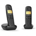 Gigaset A170 Inal&aacute;mbrico DECT Duo Negro