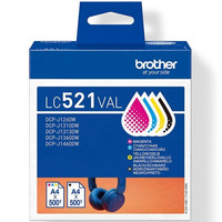 Multipack brother lc521val negro cian magenta