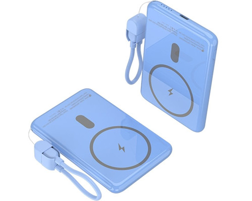 Leotec Power Bank inalámbrico 5000mAh 20W Azul Leotec Power Bank inalámbrico 5000mAh 20W Azul