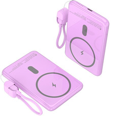 Leotec Power Bank inalámbrico 5000mAh 20W Rosa Leotec Power Bank inalámbrico 5000mAh 20W Rosa