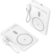 Leotec Power Bank inalámbrico 5000mAh 20W Blanco Leotec Power Bank inalámbrico 5000mAh 20W Blanco