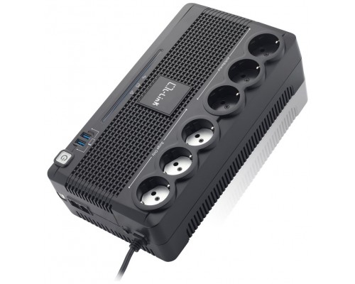 SAI 700VA INTERACTIVE CON 6 SCHUKOS L-LINK LL-700-G6