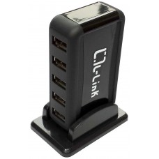 HUB USB 7 PUERTOS CON ALIMENTACION LL-UH-707L