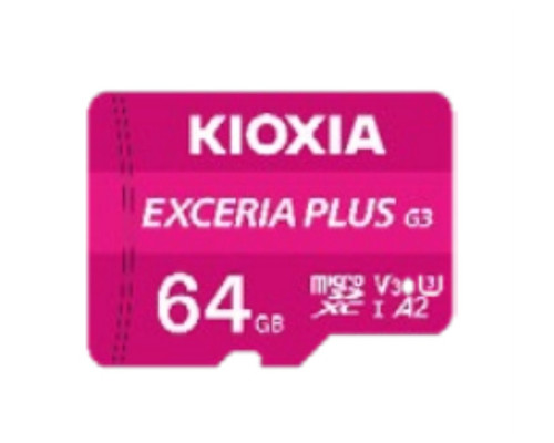 Kioxia EXCERIA PLUS G3 64 GB MicroSDXC UHS-I Clase 10