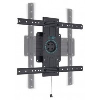 Tooq LP3780F-R Soporte pared rotación 360º Negro