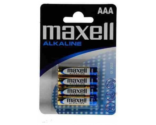 PILAS AAA MAXELL LR03-B4 GD 1.5V BLISTER 4 UNIDADES