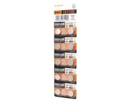 PILAS LR1130 MAXELL LR1130-B10 1.5V BLISTER 10