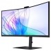 Samsung S65VC pantalla para PC 86,4 cm (34") 3440 x 1440 Pixeles UltraWide Quad HD LCD Negro