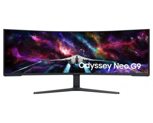 Samsung G95NC LED display 144,8 cm (57") 7680 x 2160 Pixeles Dual UHD Negro, Blanco