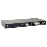 SWITCH SEMIGESTIONABLE LEVELONE GEP-2651 26P 24x1GB SWITCH SEMIGESTIONABLE LEVELONE GEP-2651 26P 24x1GB