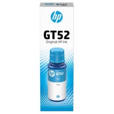 Botella hp tinta gt52 cian