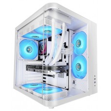 CAJA ATX SEMITORRE MARS GAMING MCCURV BLANCO CRISTAL