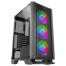 CAJA ATX SEMITORRE MARS GAMING MCLCDX NEGRO CRISTAL
