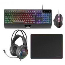 TECLADO MOUSE HEADSET Y ALFOMBRILLA MARS GAMING TECLADO MOUSE HEADSET Y ALFOMBRILLA MARS GAMING