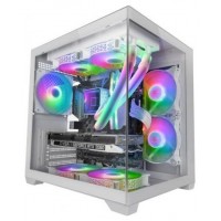 CAJA MICROATX CUBE MARS GAMING MC-VIEW2W BLANCA