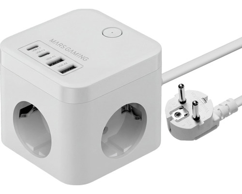 MARS GAMING REGLETA CUBO 35W Gan Blanco