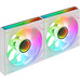 KIT 2xVENTILADOR INTERNO ARGB MARS GAMING MF3DPROX2RW